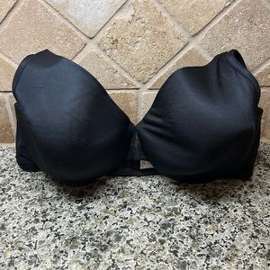 Cacique Lane Bryant Size 40D Black Underwire Bra